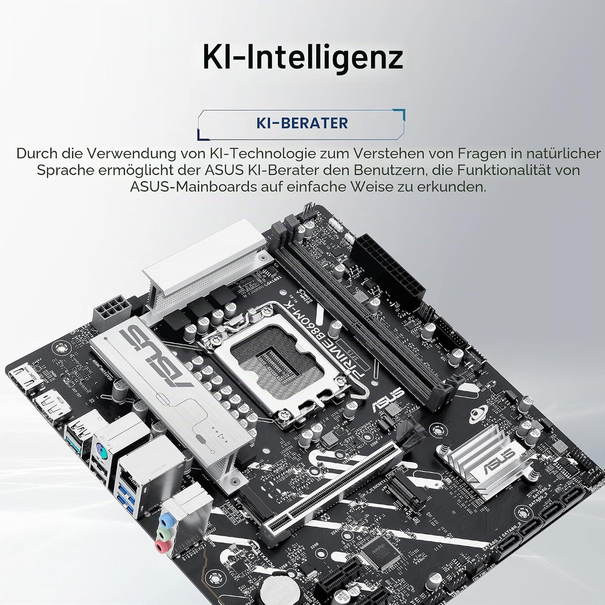 ASUS Prime B860M-K Mainboard Sockel Intel LGA 1851