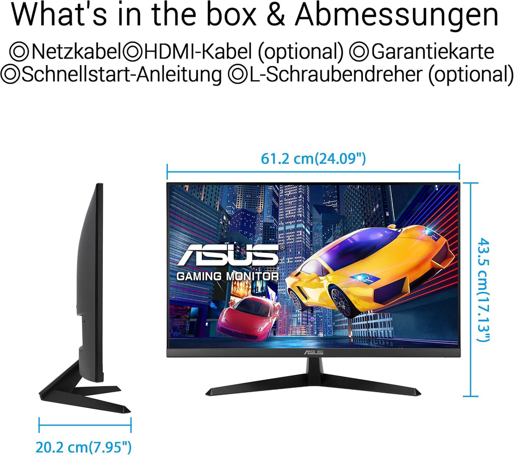 ASUS VY279HGR 27 Zoll 120Hz IPS Eye Care Gaming Monitor