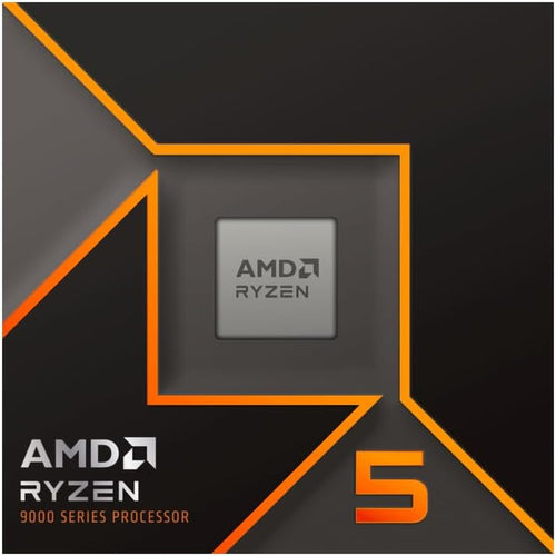 AMD Ryzen 5 9600X Prozessor (Radeon Grafik Included, 6 Kerne/12 Threads, 65W DTP, Sockel AM5, Cache 38MB, Bis Zu 5.4 Ghz Max Boost Frequenz, Kein Kühler)