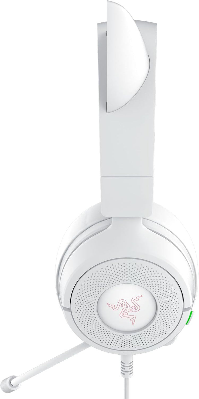 Razer Kraken Kitty V3 X - Kabelgebundenes Kitty-Headset Für Gaming - Kultige Kitty-Ohren - 270G Leicht - Hyperclear Kardioid Mikrofon - Triforce 40Mm Treiber - 3,5Mm Klinkenstecker | Weiß