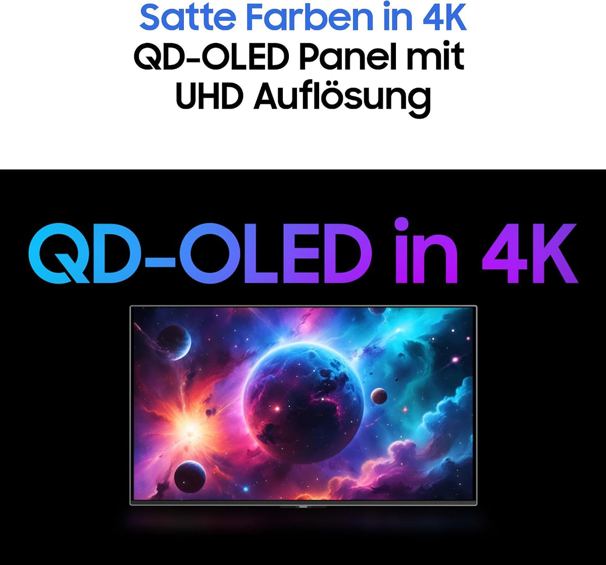 Samsung Odyssey OLED G81SF Gaming Monitor 32 Zoll 4K, QD-OLED, UHD, 3840 X 2160, 240Hz, 0,03Ms (G/G), AMD Freesync Premium Pro, G-Sync-Kompatibel, Einbrennschutz Safeguard+, Glare Free, LS32FG814SUXEN