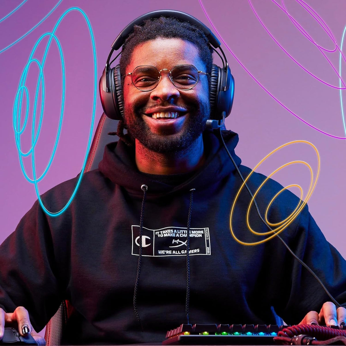 Hyperx Cloud III – Kabelgebundenes Gaming-Headset, PC, PS5, Xbox Series X|S, Abgewinkelte 53Mm-Treiber, DTS, Memory-Schaum, Stabiler Rahmen, Ultraklares 10Mm-Mikrofon, USB-C, USB-A, 3,5Mm, Schwarz