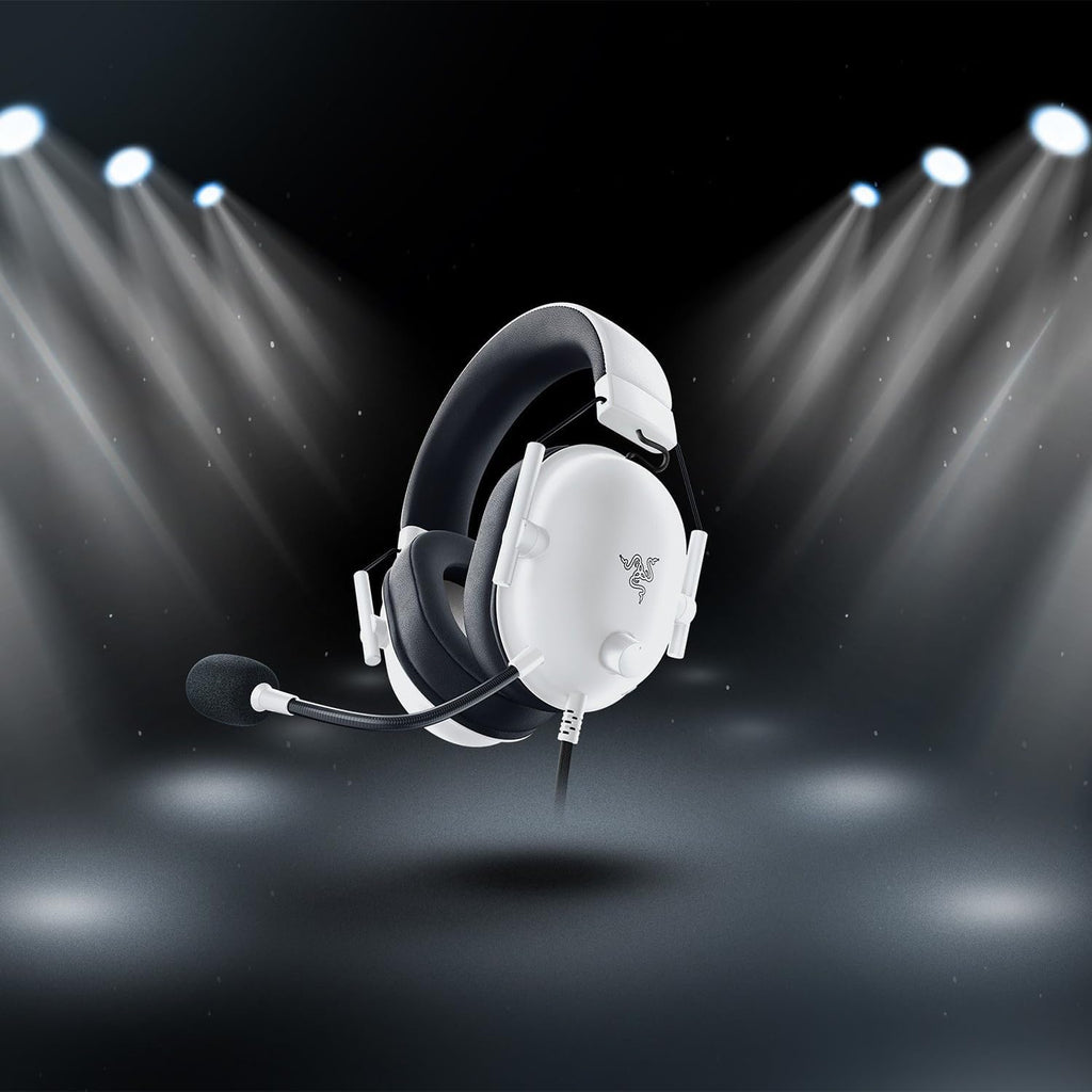 Razer Blackshark V2 X - Multi-Plattform Kabelgebundenes Esports-Headset (Triforce 50Mm Treiber, Erweiterte Passive Geräuschunterdrückung, 7.1 Surround Sound, Hyperclear Cardioid Mic) Weiß