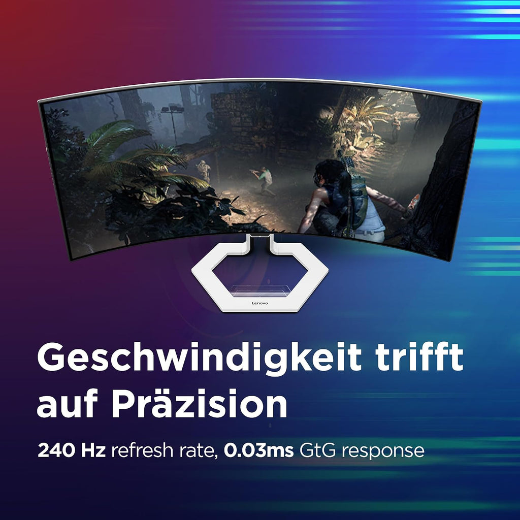Lenovo Legion Pro 34Wd-10 | 34" WQHD OLED Gaming Monitor | 240 Hz | 0.03Ms