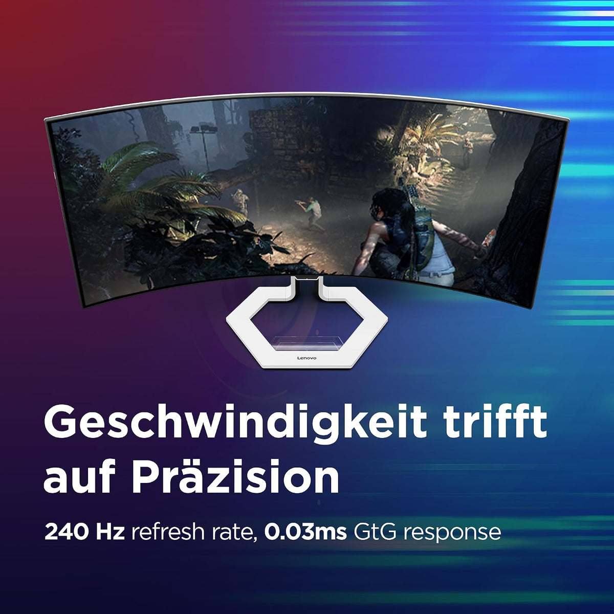 Lenovo Legion Pro 34Wd-10 | 34" WQHD OLED Gaming Monitor | 240 Hz | 0.03Ms