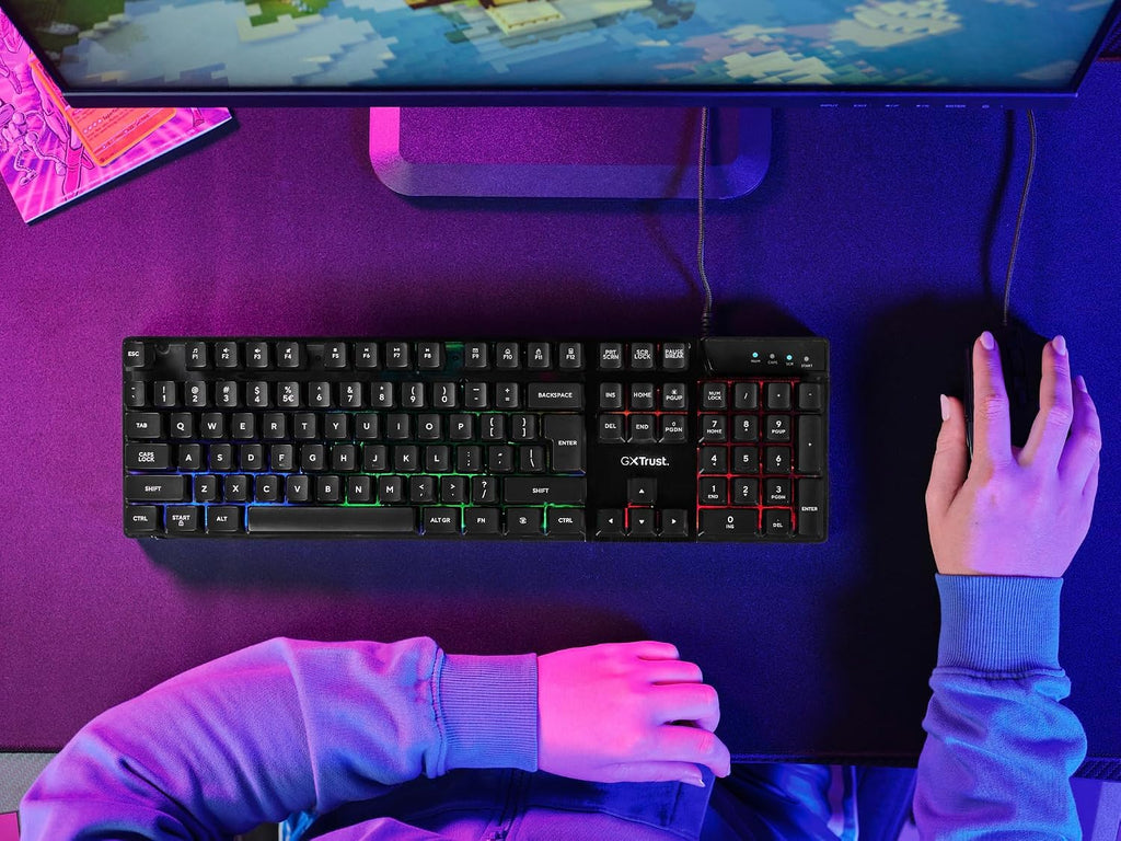 Gxtrust Azor Gaming Tastatur Mit Beleuchtung Deutsches Layout (QWERTZ)