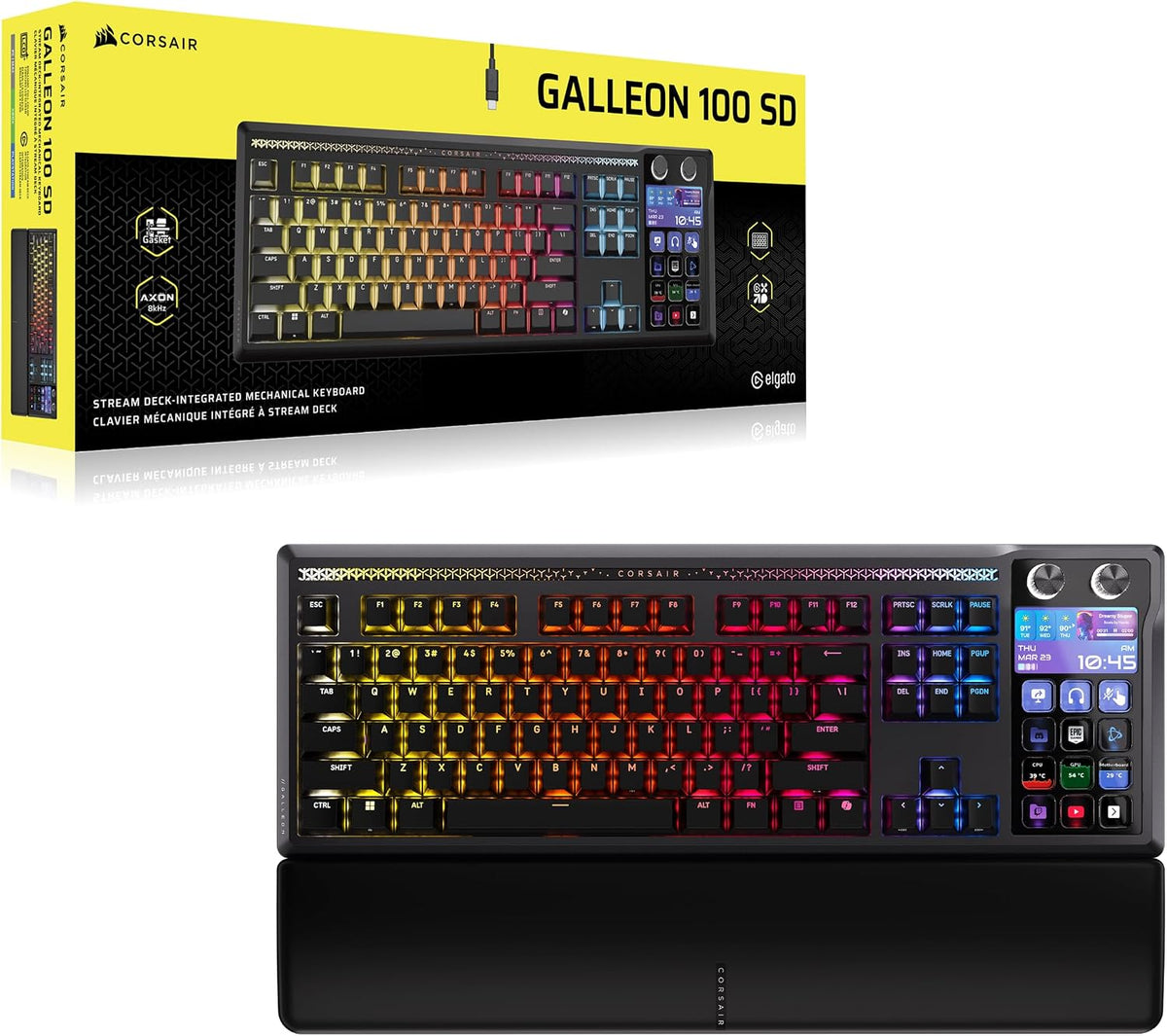 Corsair Galleon 100 SD RGB Mechanische Kabelgebundene Gaming-Tastatur