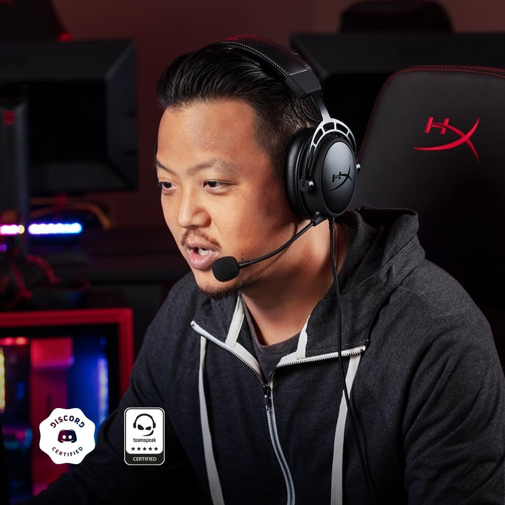 Hyperx Cloud Alpha Kabelgebundenes Gaming Headset Mit Dual-Chamber Sound