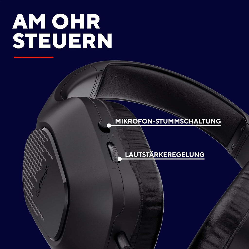 Gxtrust Rayne Leichtes Gaming Headset Für PC Xbox PS5 Switch Mobile