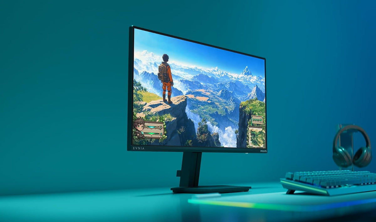 Philips Evnia 24M2N3200NF - 24 Zoll Full HD Gaming Monitor, 144 Hz, 1 Ms MPRT, Freesync, G-Sync Comp. (1920X1080, HDMI 2.0, Displayport 1.4) Schwarz