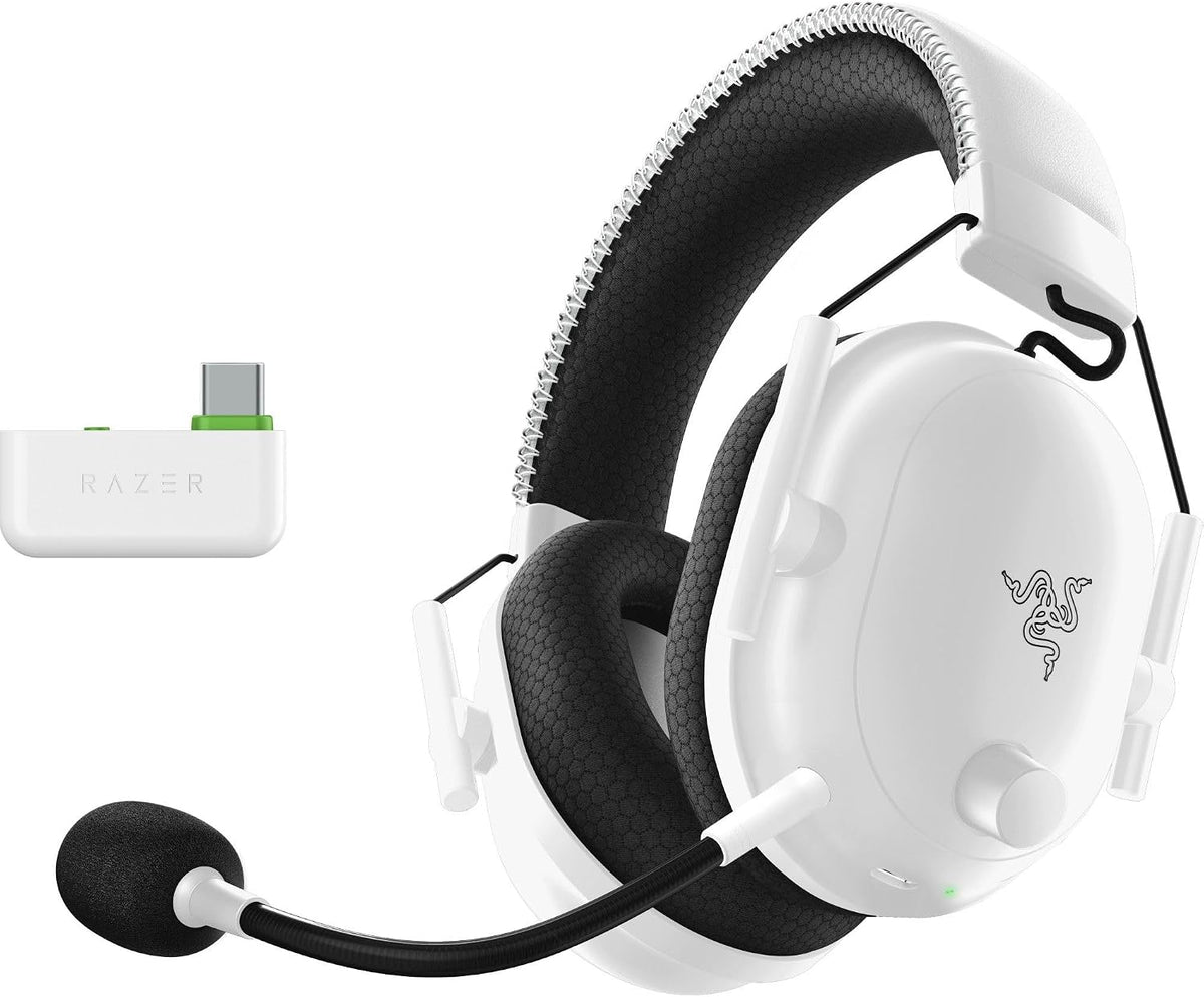 Razer Blackshark V2 Pro (Xbox) - Kabelloses Konsolen E-Sport Headset Für Xbox S-X & One (Triforce 50Mm Treiber, Hyperspeed Wireless 2,4 Ghz, Abnehmbares Hyperclear Mikrofon) Weiß