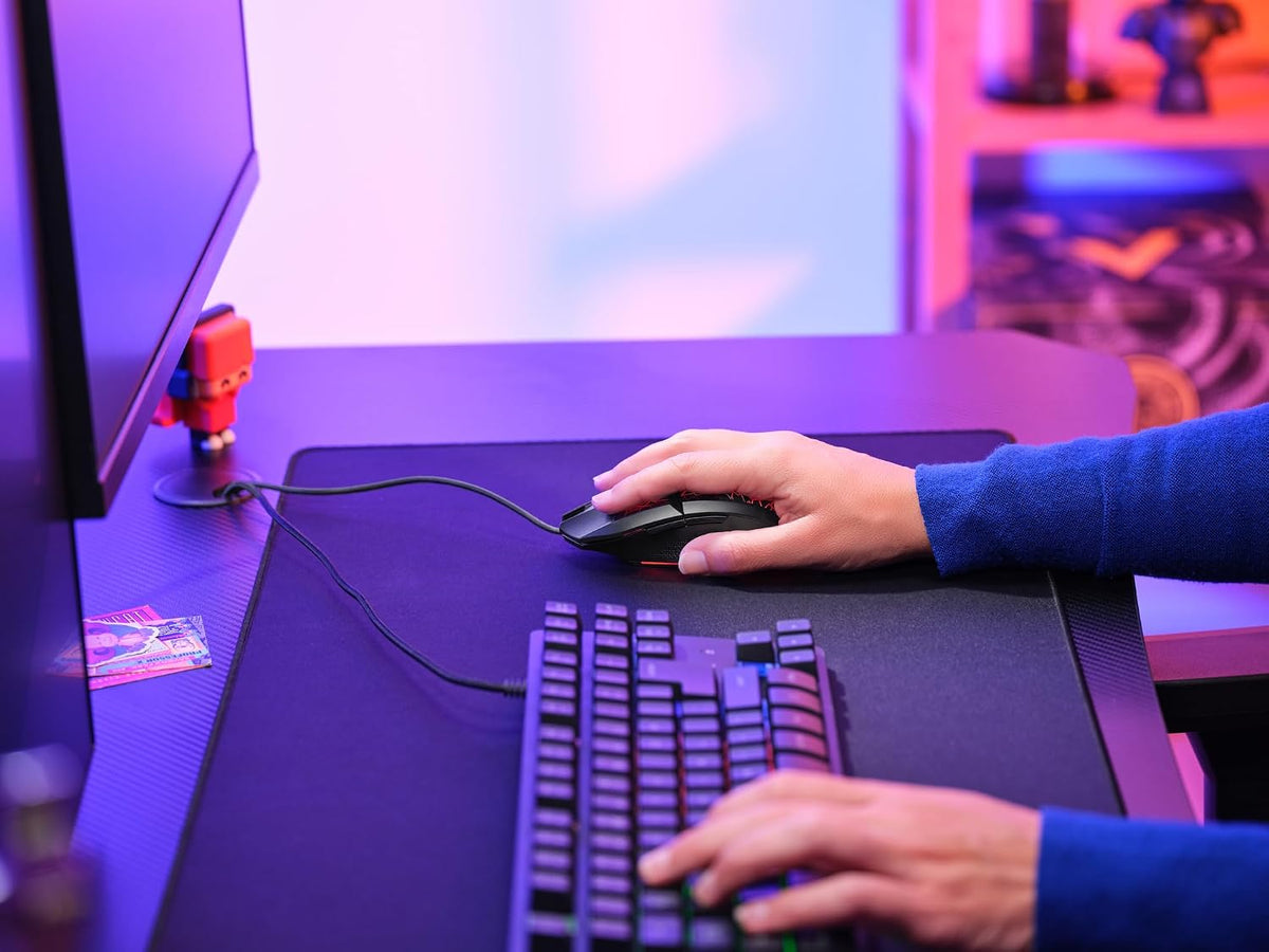 Gxtrust Vylax LED Gaming Maus Mit 6 Programmierbare Tasten, Schwarz