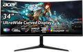Acer Nitro XZ342CUV3 Gaming Monitor 34 Zoll (86,4 Cm), UWQHD, 180Hz, Curved