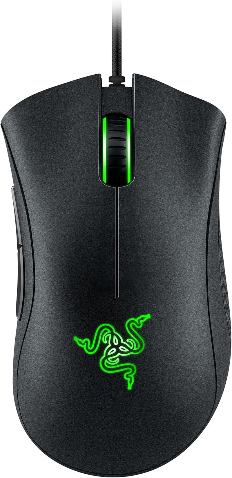 Razer Deathadder Essential (2021) - Kabelgebundene Gaming-Maus Mit Optischem Sensor Mit 6400 DPI (5 Programmierbare Tasten, Ergonomischer Formfaktor, 10 Millionen Klicks Lebensdauer) Schwarz