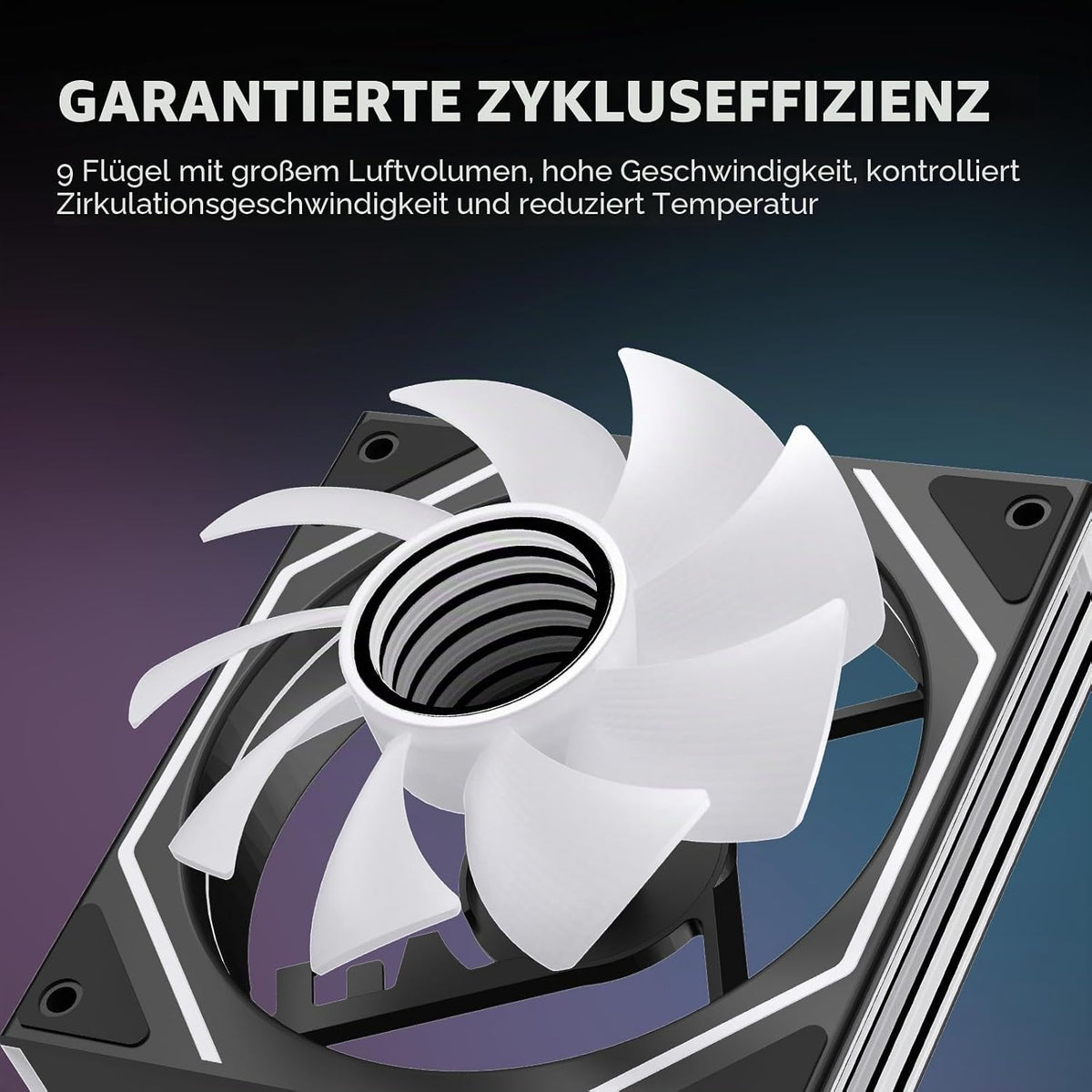 TZMRIT PRISM 4Ultra RGB Lüfter 120Mm 3Er Pack,Argb Infinity PC Lüfter