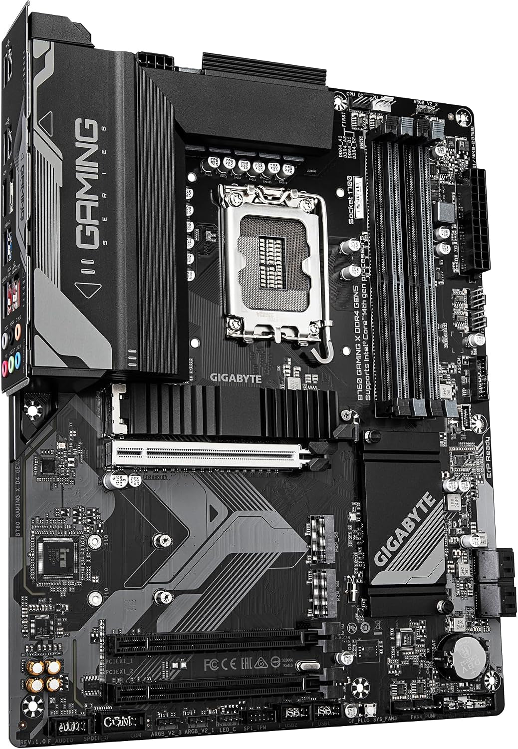 GIGABYTE B760 Gaming X DDR4 GEN5 Mainboard – Unterstützt Intel Core Prozessoren Der 14. Generation, 8+1+1 Phasen VRM, Bis Zu 5333 Mhz DDR4 (OC), 3Xpcie 4.0 M.2, 2.5Gbe LAN, USB 3.2 Gen 2