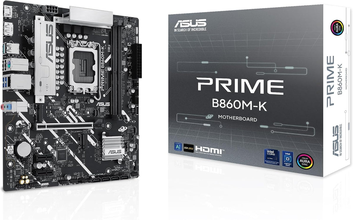 ASUS Prime B860M-K Mainboard Sockel Intel LGA 1851