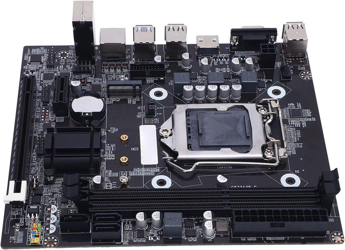 H81 Gaming Motherboard, LGA 1150 Micro ATX PC Motherboard, 2X8 GB DDR3 -Speicher M.2 NVME, NGFF SATA 3.0 6 GB/S PCI E